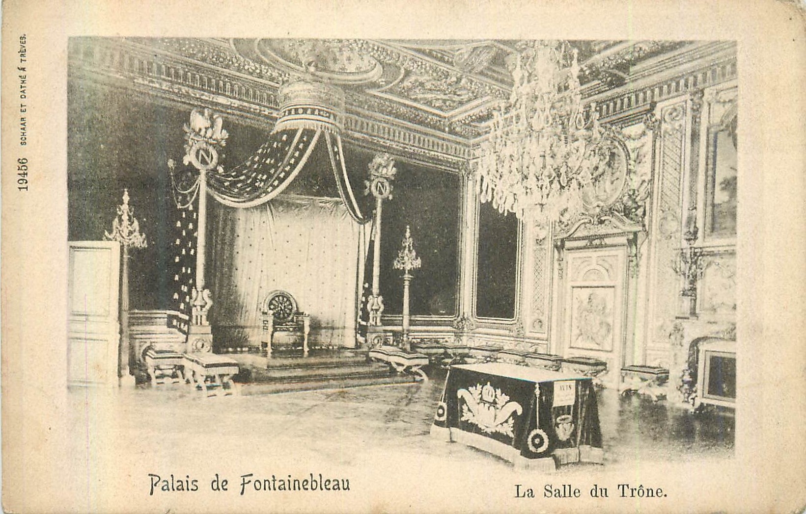 Schloss Fontainebleau — Die Thronhalle — SCHAAR ET CATHE À TRUBER