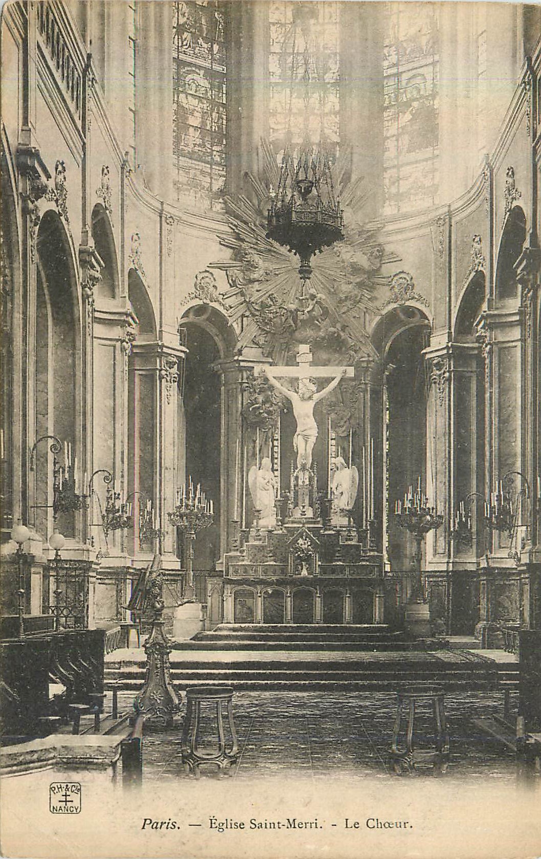 CPA Paris Eglise Saint Merri Le Choeur