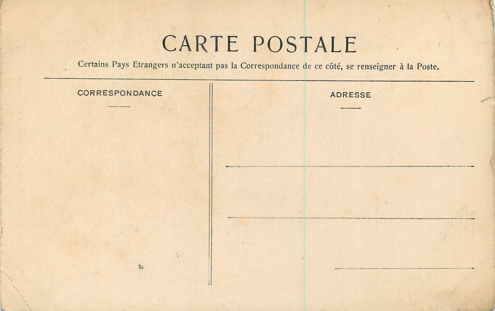 CPA Paris Eglise Saint Merri Le Choeur — Rückseite
