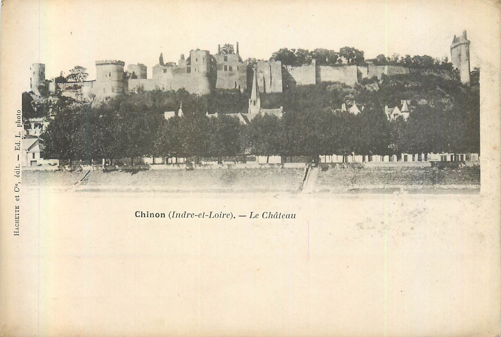 CPA Chinon (Indre et Loire) Le Chateau