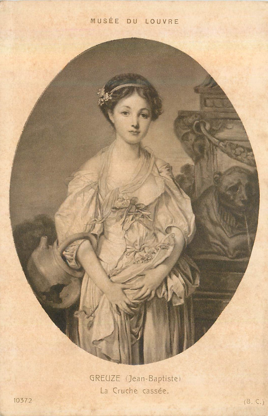CPA Musee du Louvre Greuze Jean Baptiste La Cruche Cassee