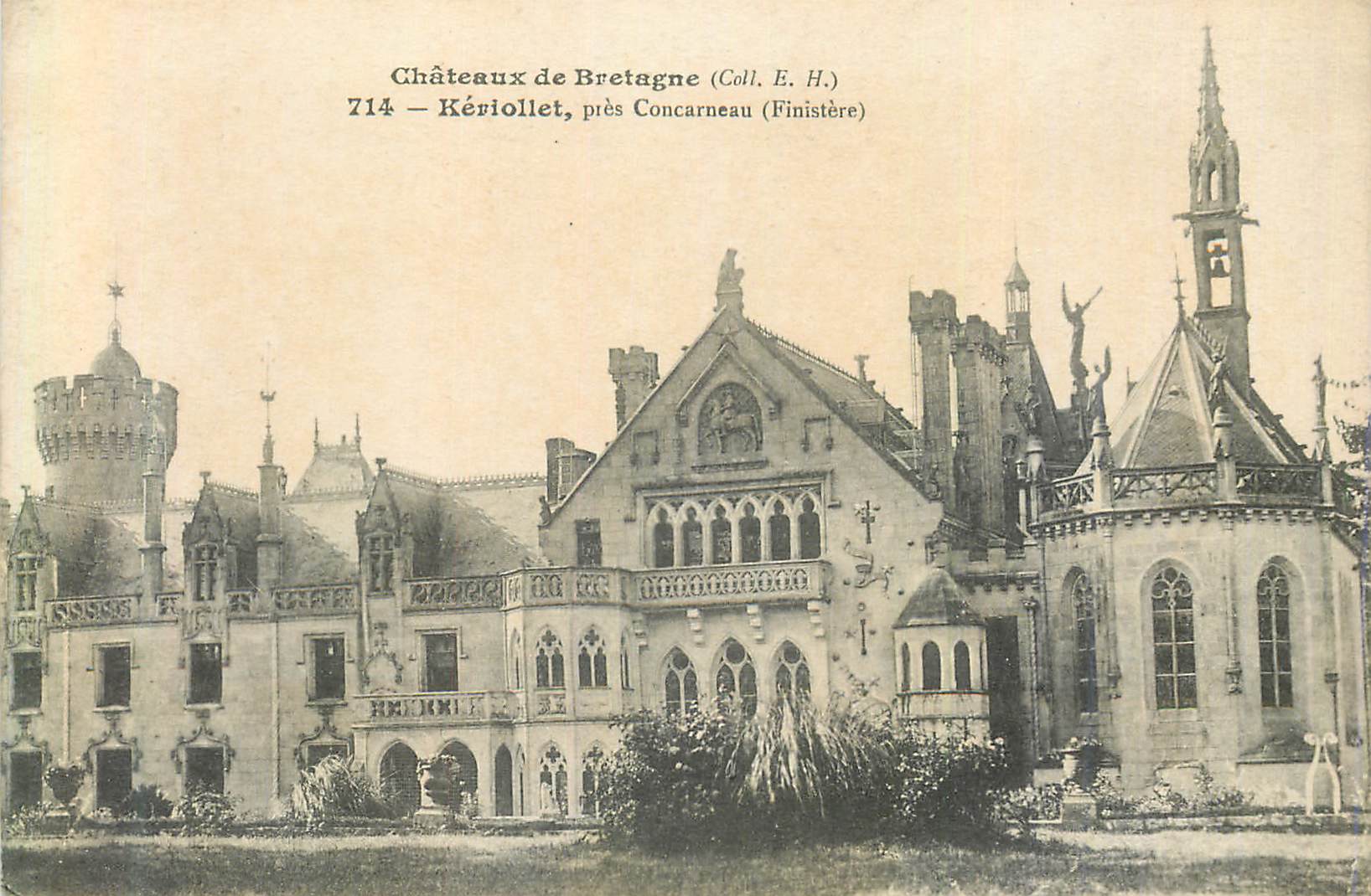 CPA Pres Concarneau (Finistere) Keriollet  Chateau de Bretagne (Coll E H) 