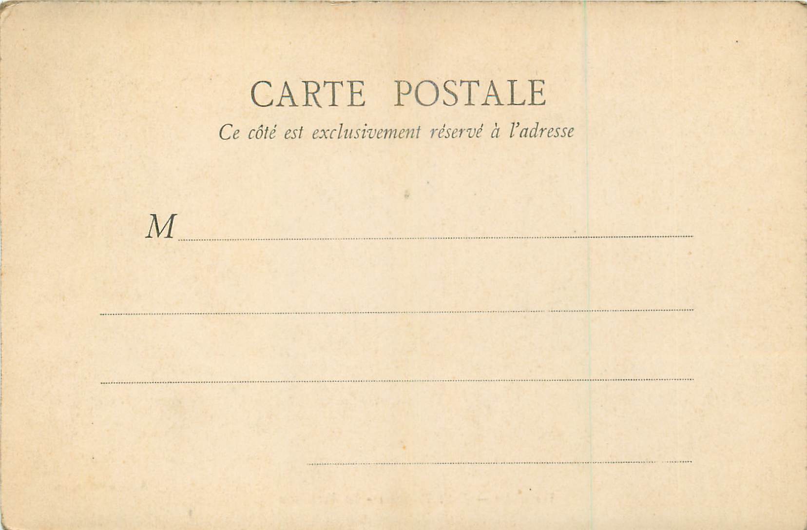 CPA Versailles Petit Trianon le Vestibule — Verso