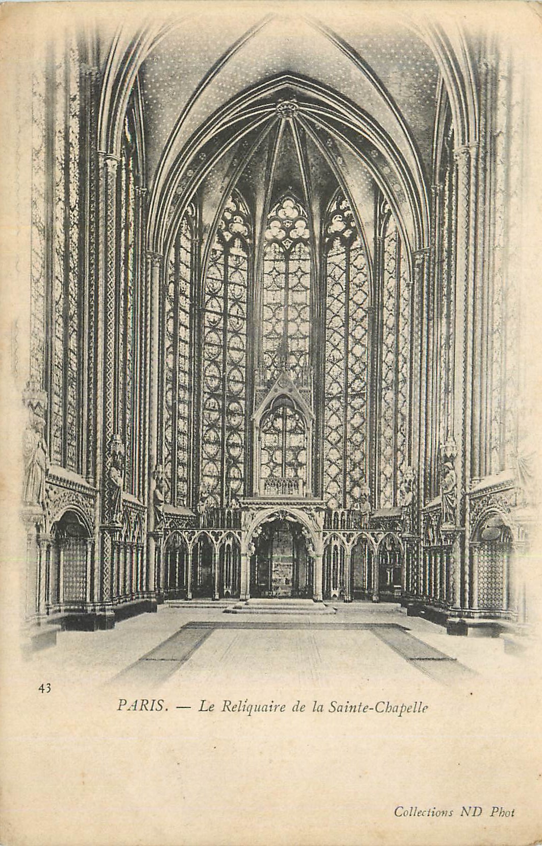 CPA Paris le Reliquaire de la Sainte Chapelle