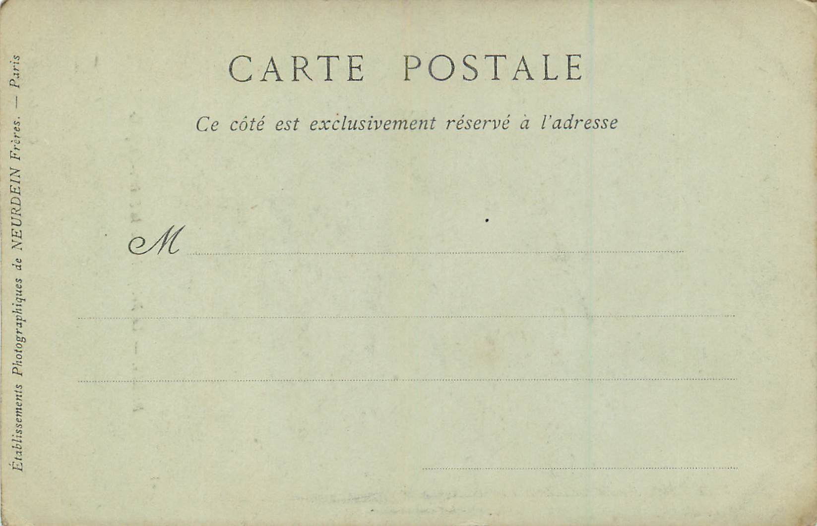 CPA Paris le Reliquaire de la Sainte Chapelle — Verso