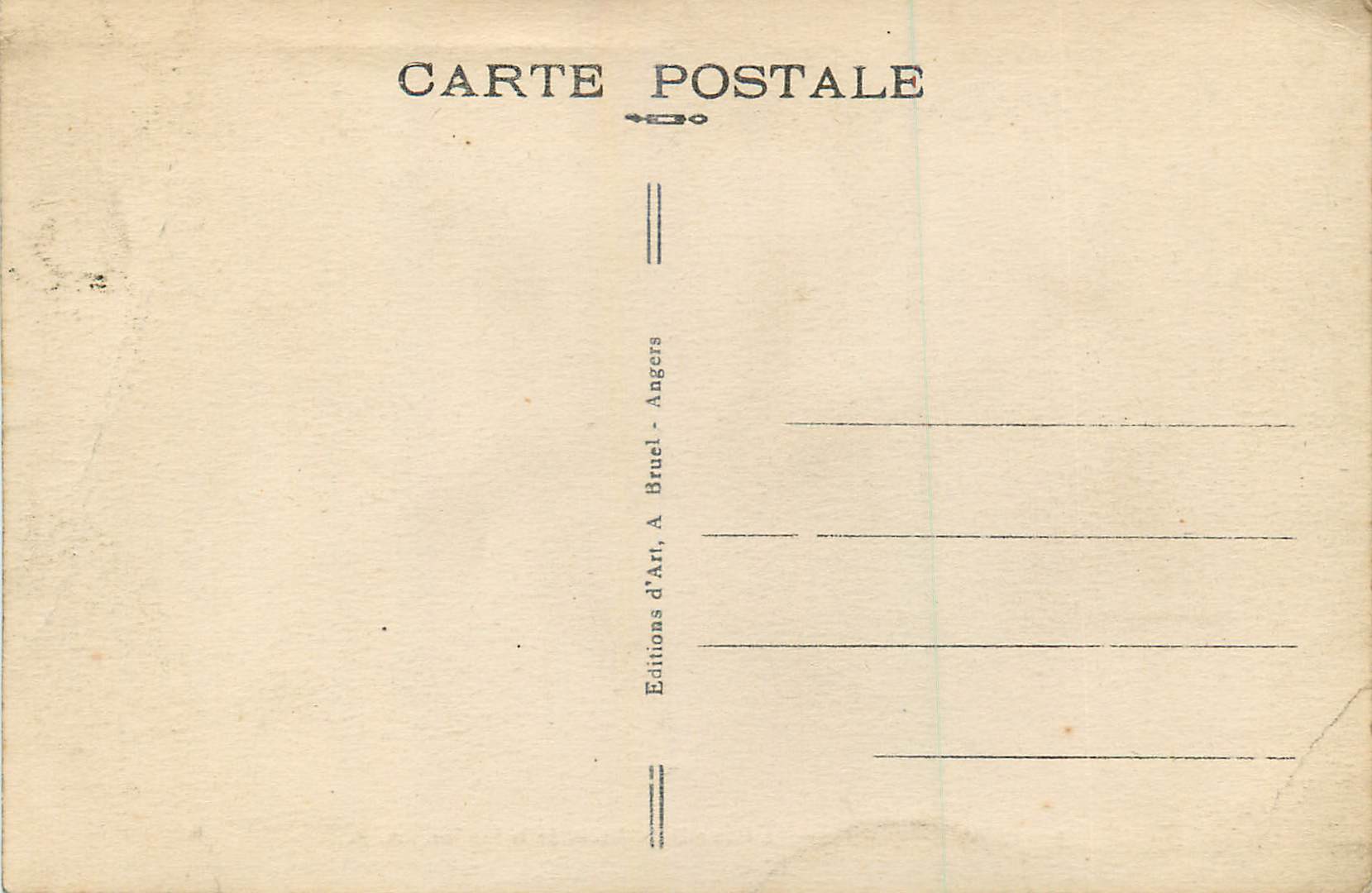 CPA Laval (Mayenne) la Roseraie du Jardin de la Perrine ND — Rückseite