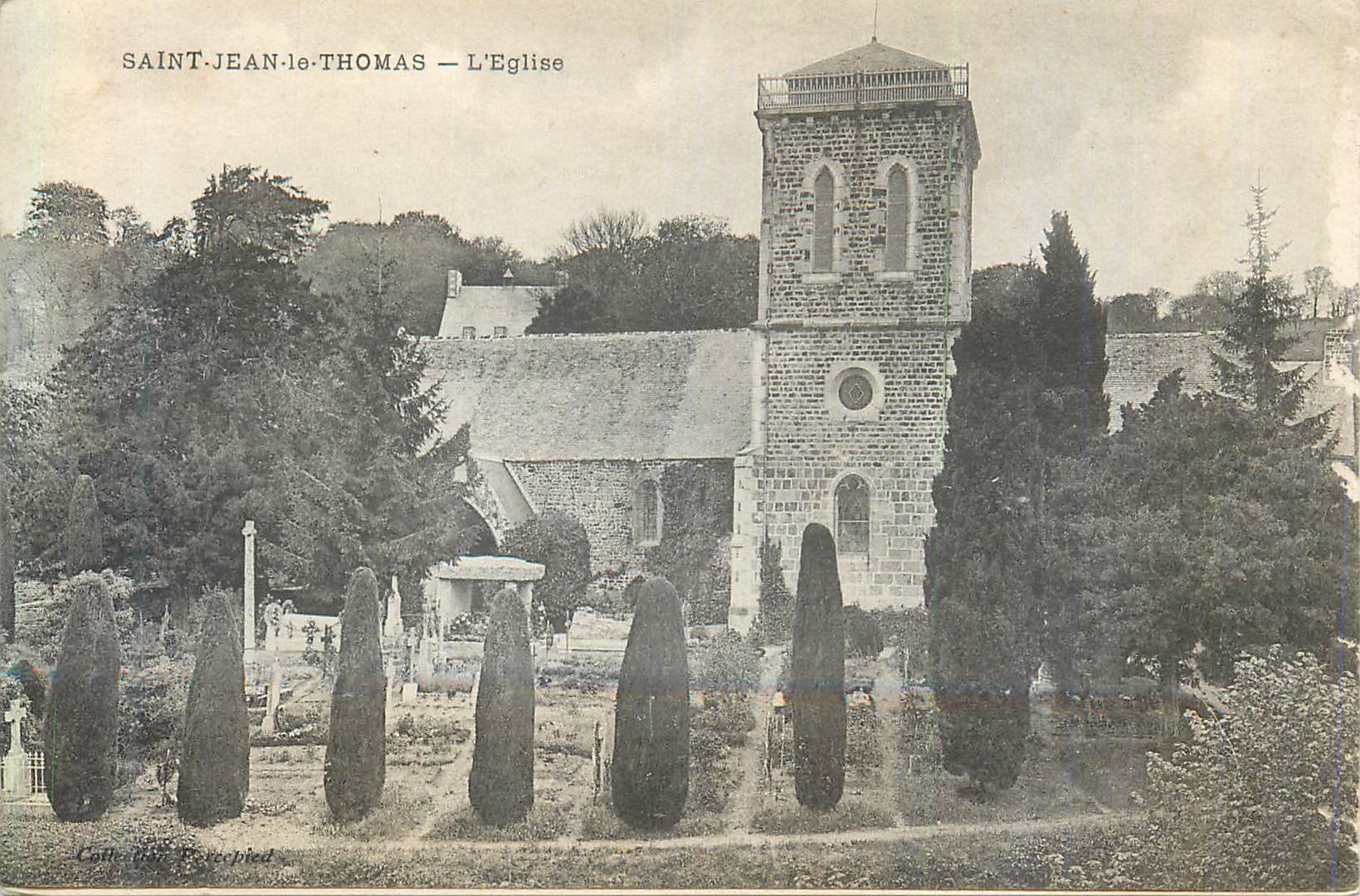 CPA Saint Jean le Thomas l'Eglise