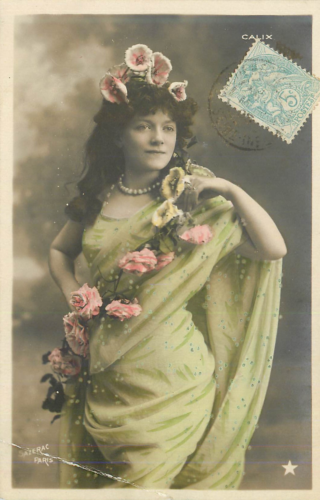 CPA Femme Calix