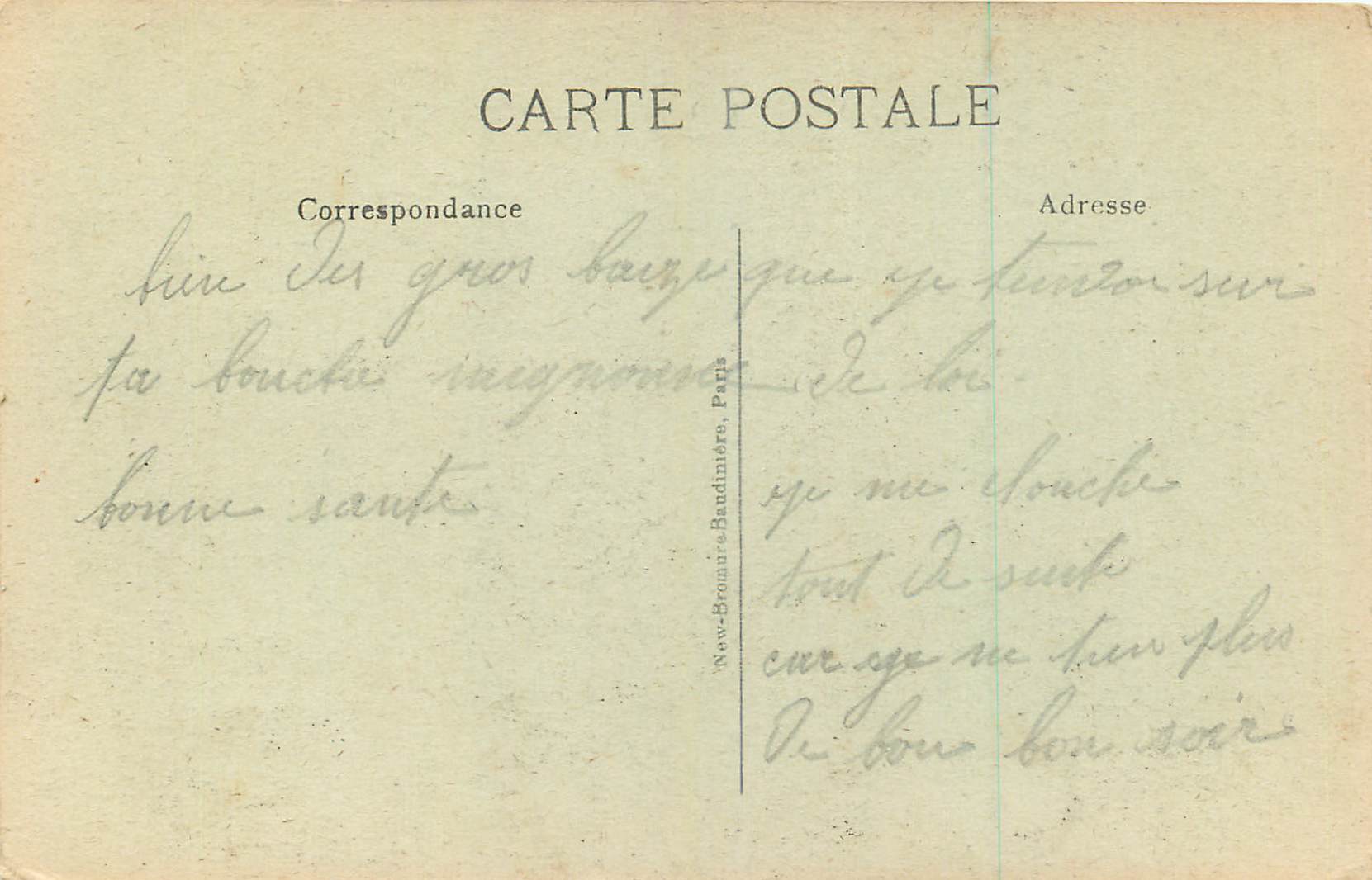 CPA Tous mes Souhaits pour votre Anniversaire — Rückseite