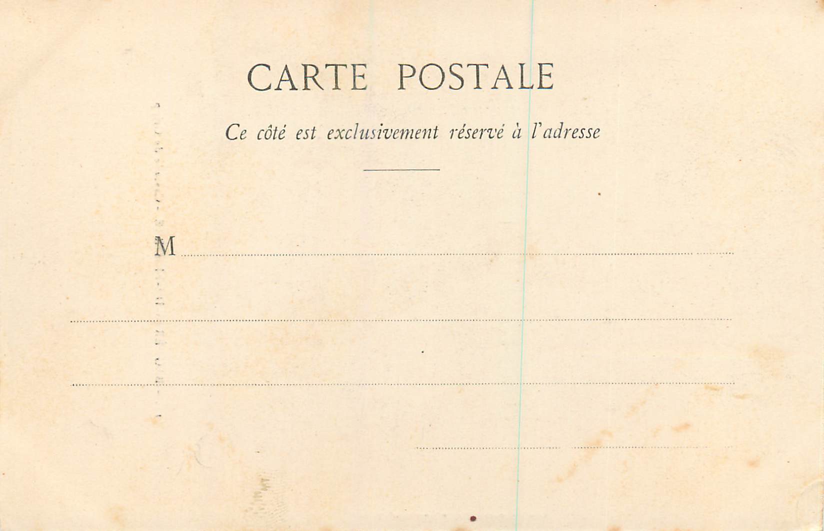 Bagnères-de-Bigorre — Cascade de Gripp — Sajous, lib. à Bagnères-de-Bigorre, n°14 — Verso