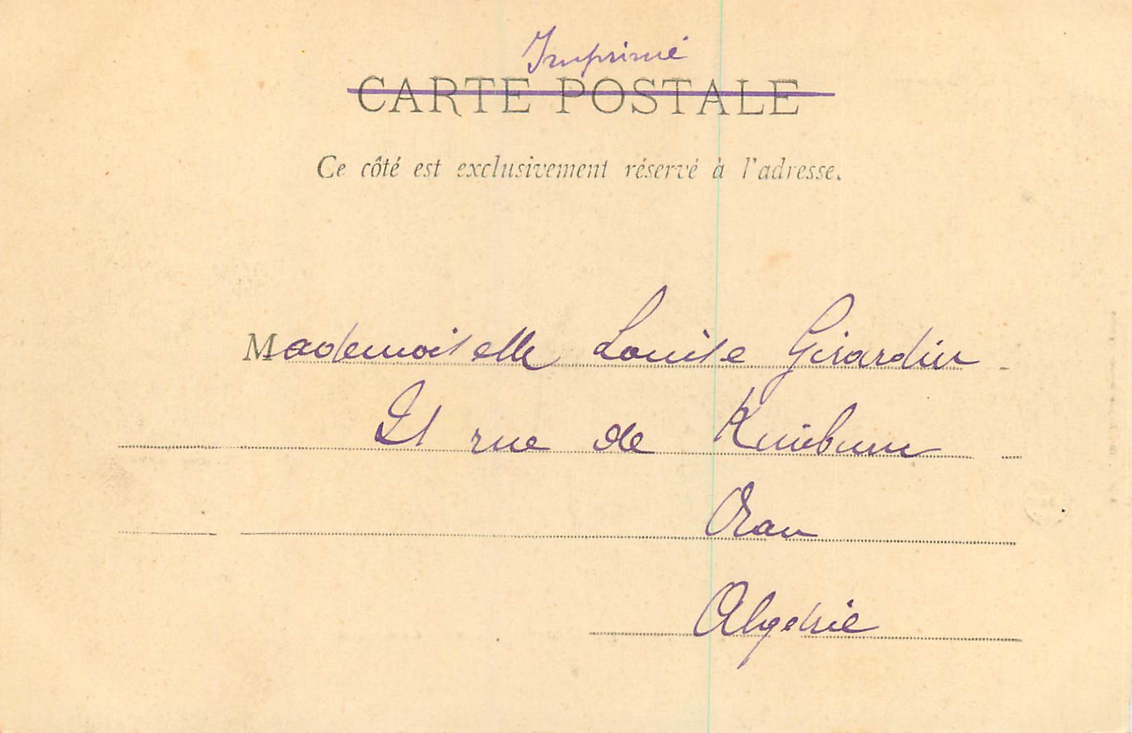 Bagnères-de-Bigorre — Vue Générale — Salou, lib. Bagnères-de-Bigorre, n°13 — Verso