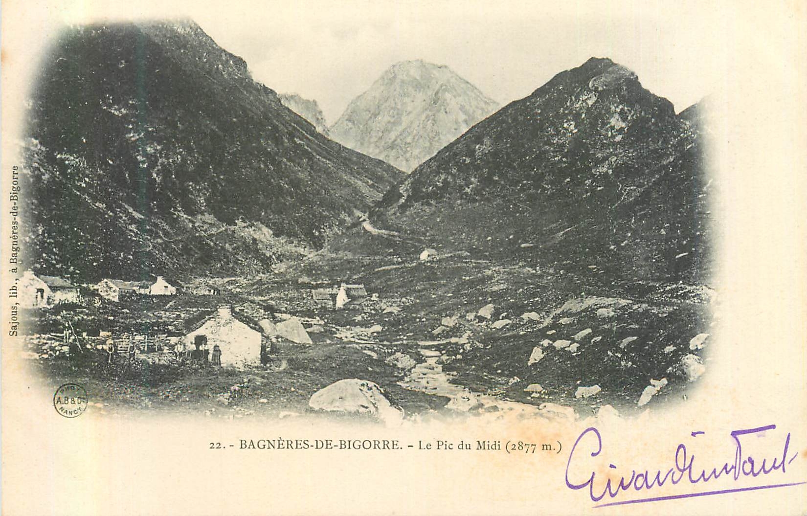 Bagnères-de-Bigorre — Le Pic du Midi (2877 m.) — A.B.&C. TANC