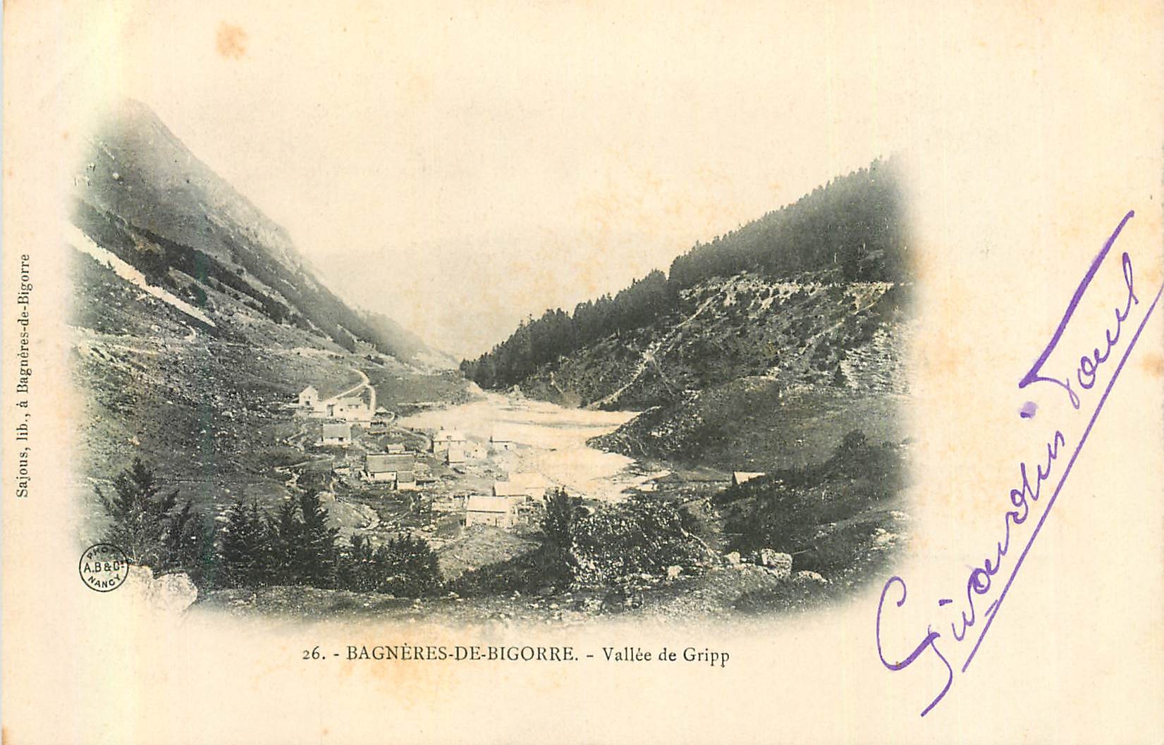 Bagnères-de-Bigorre — Vallée de Gripp — Sajous, lib., à Bagnères-de-Bigorre