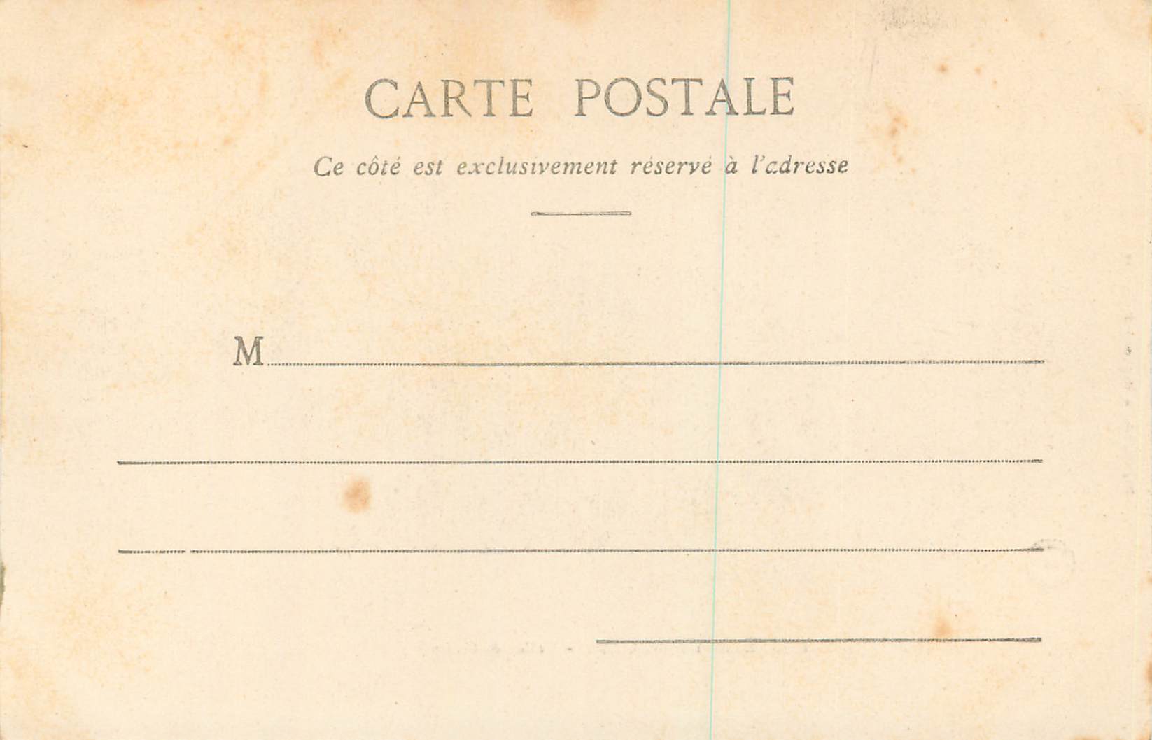 Bagnères-de-Bigorre — Vallée de Gripp — Sajous, lib., à Bagnères-de-Bigorre — Verso