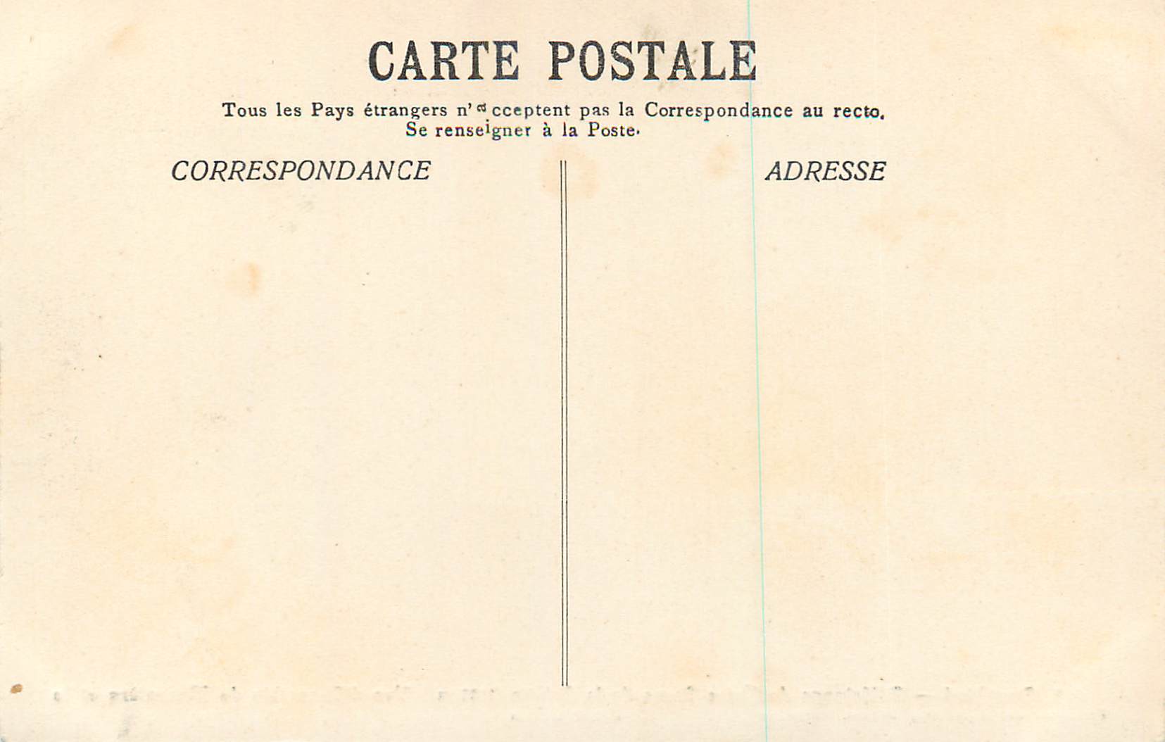 Dauphiné — Pèlerinage de Notre Dame de la Saleffe (1804 m) — Papeterie des Alpes Eug. Robert, Grenoble, n°608 — Rückseite