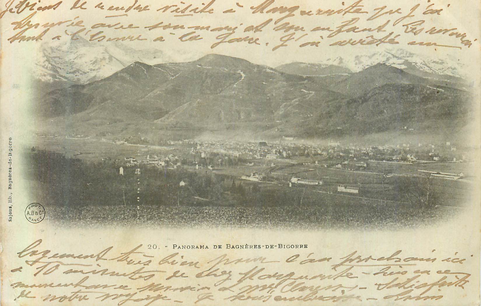 Panorama de Bagnères-de-Bigorre — Sajous III. — A.B.&C. — n°20