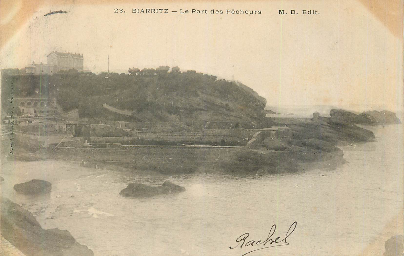 Biarritz — Le Port des Pêcheurs — M. D. Edit.