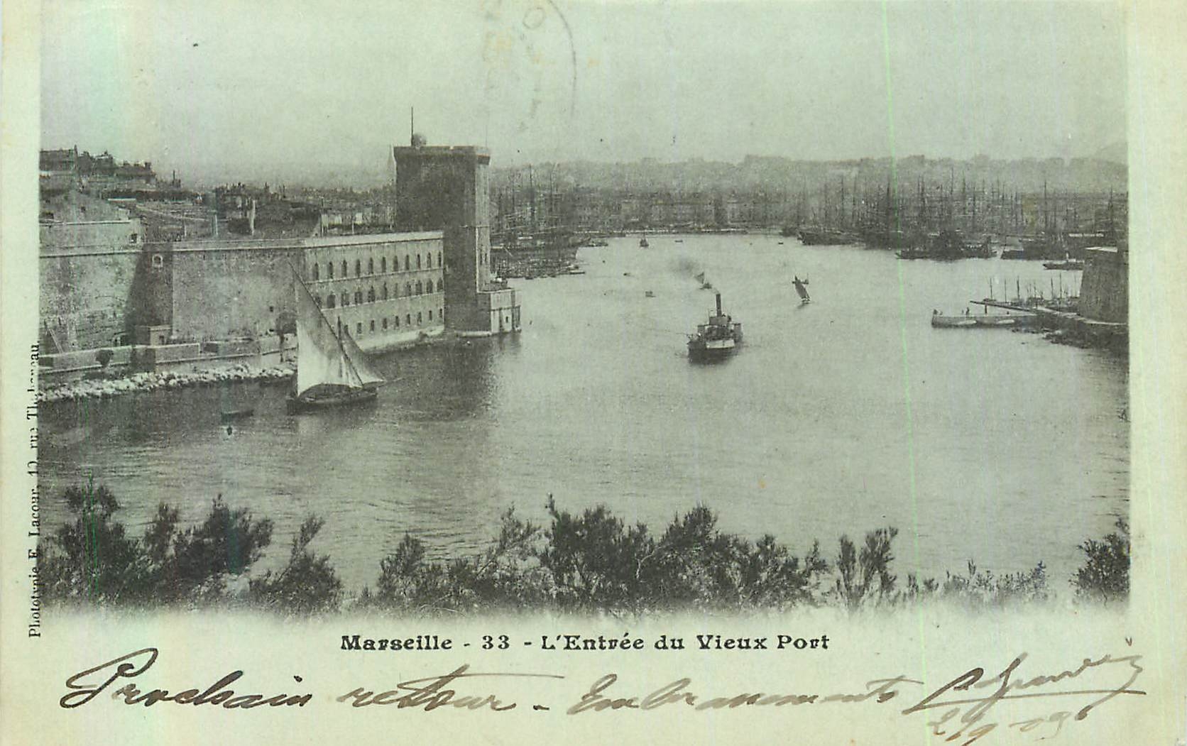 Marseille - L'Entrée du Vieux Port — Plaçotérie F. Lacour, n°33