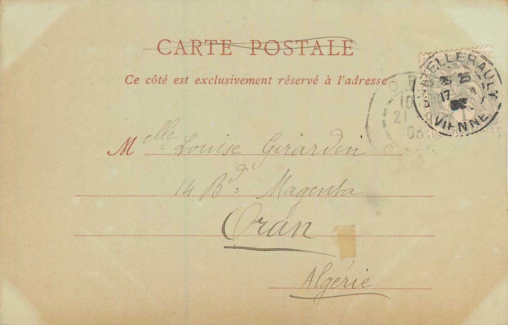 CPA Chateau de Blois Aile de Francois Ier Facade Exterieure (carte 1900) — Verso