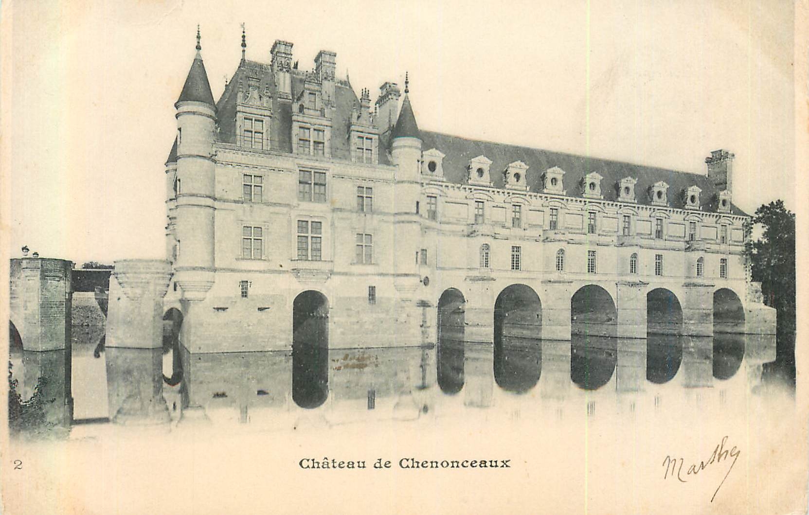 CPA Chateau de Chenonceaux (carte 1900)
