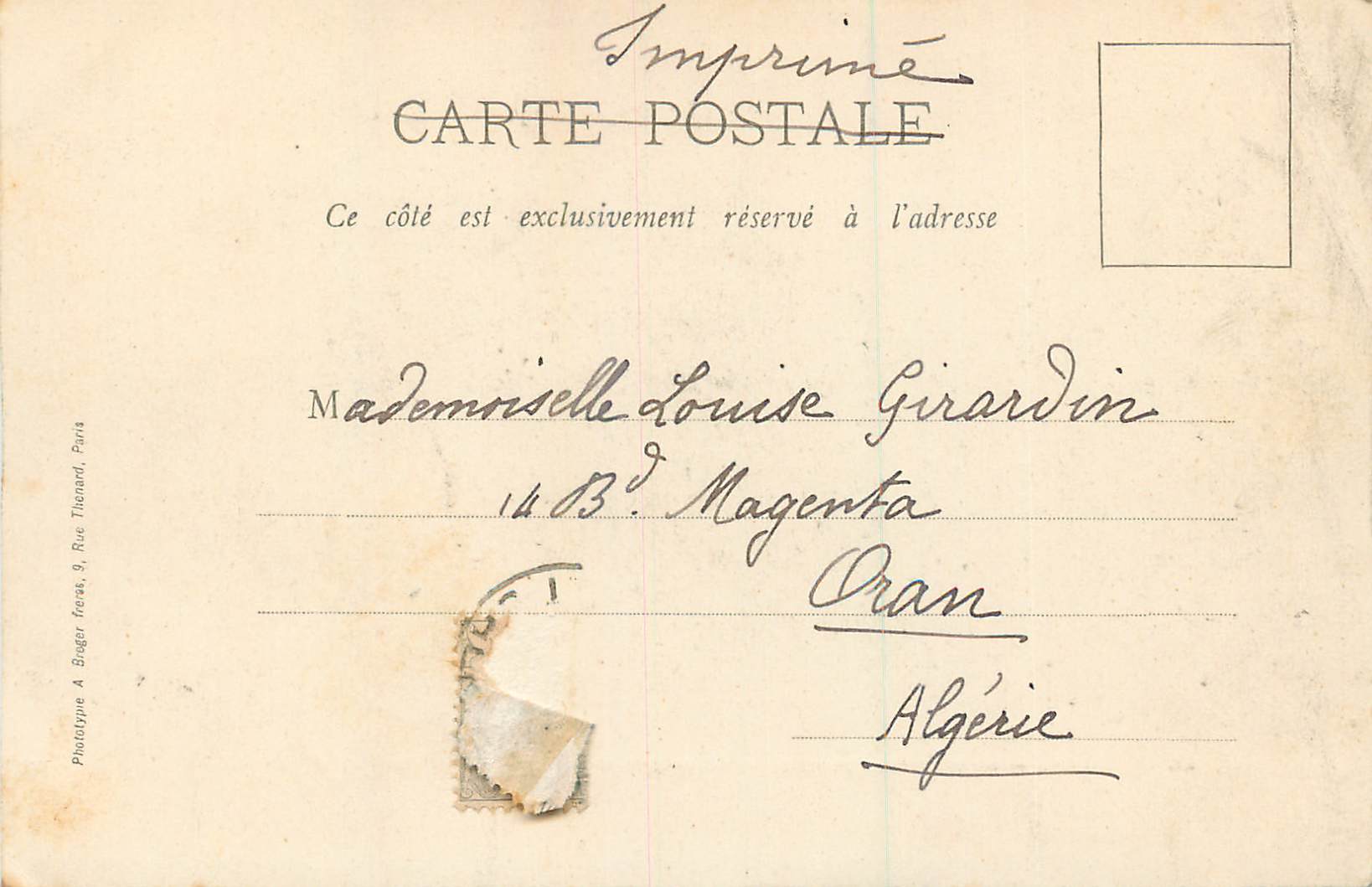 CPA Blois le Chateau Ailee Louis XII Facade Exterieure (carte 1900) — Rückseite