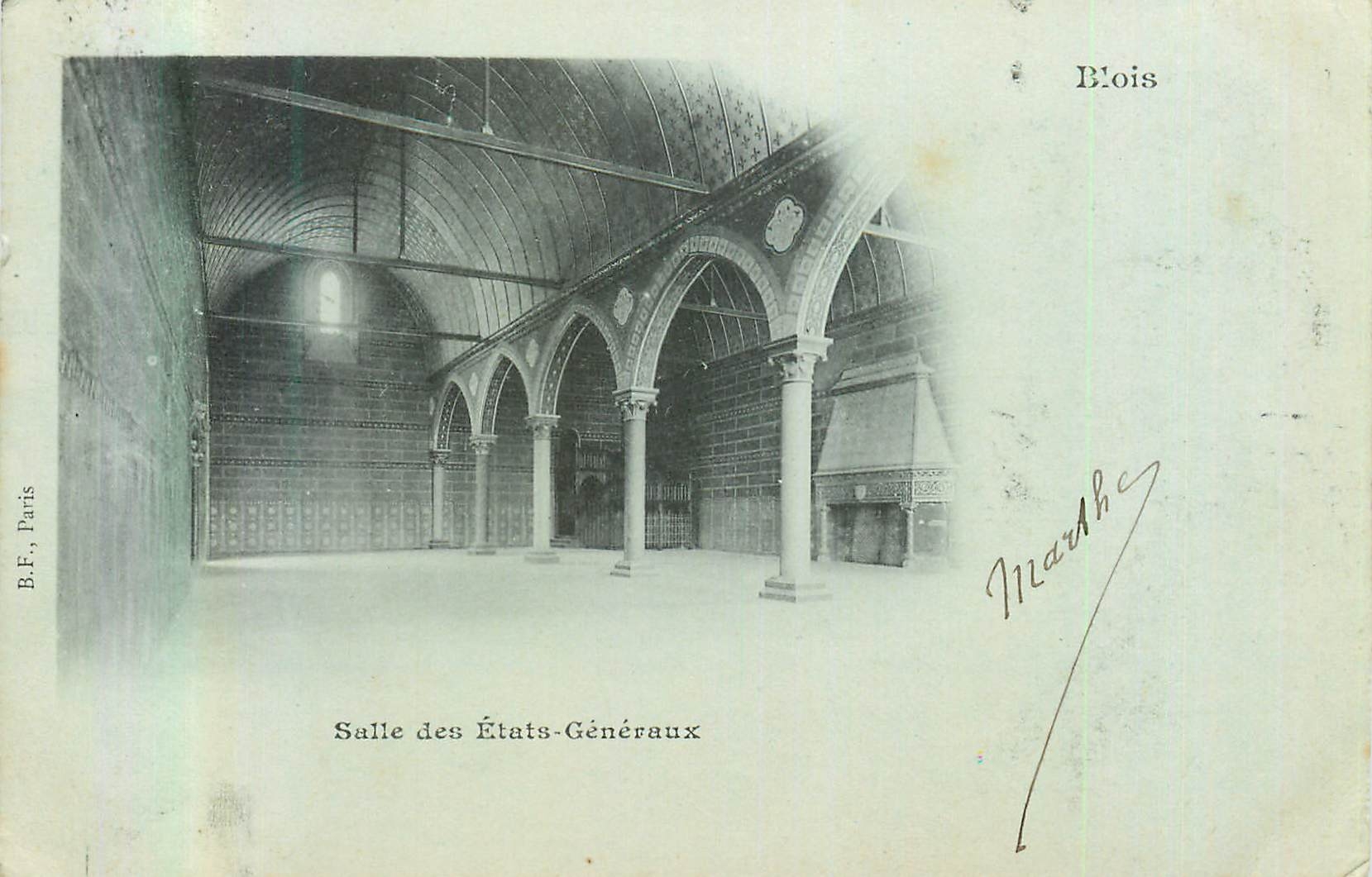 CPA Blois Salle des Etats Generaux (carte 1900)