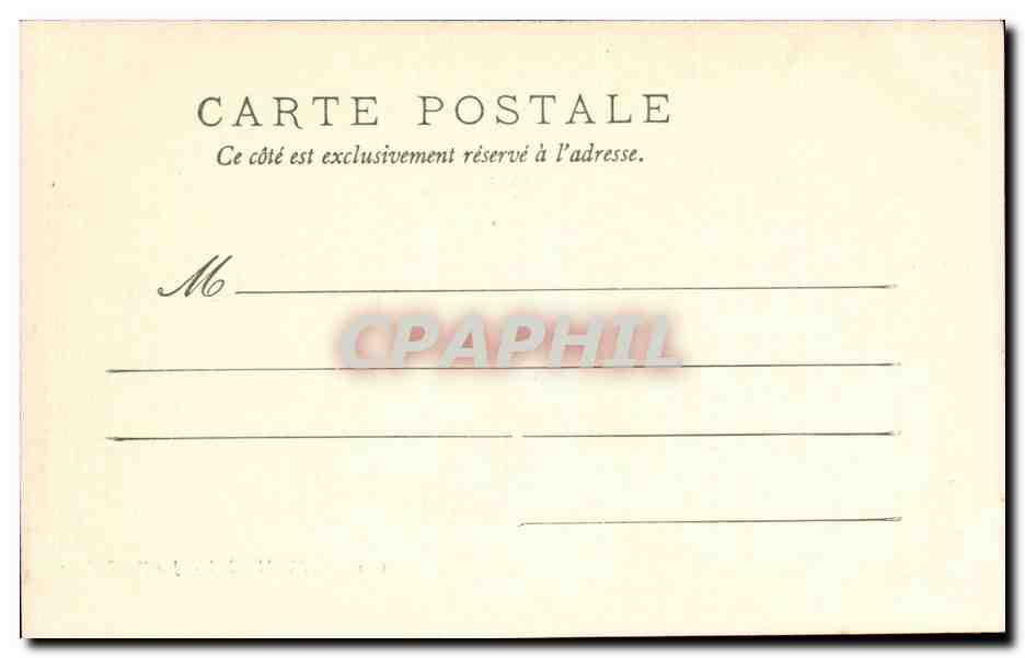 Menton - Jardin Publique - palmier -palm tree - CPA  — Rückseite