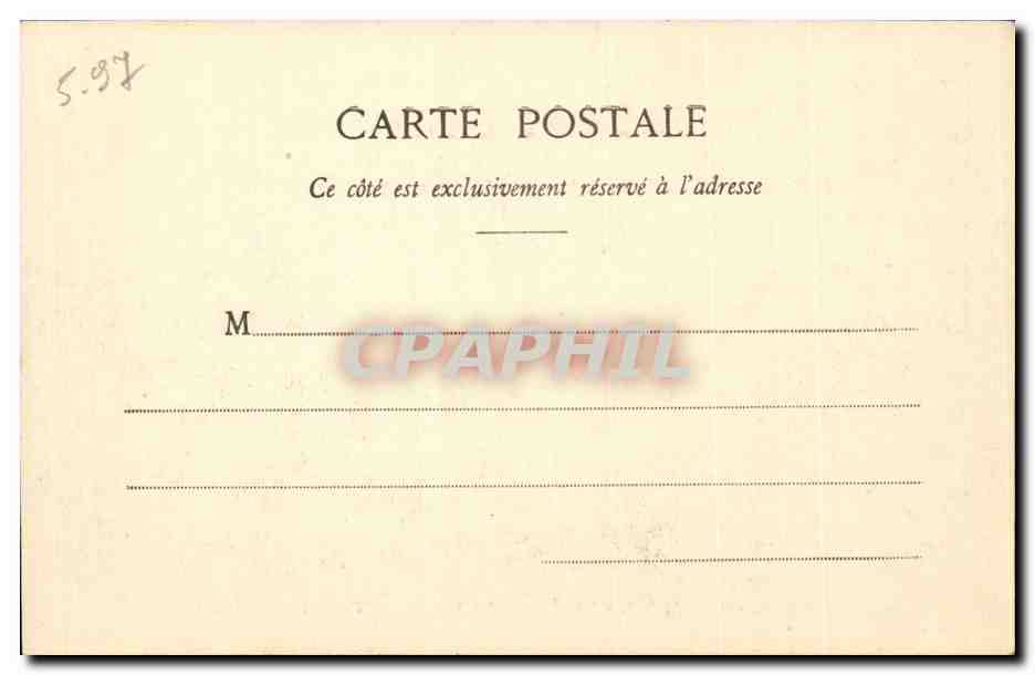 Menton - La Jetée et Garavan - Type de Pêcheur - Édition Giletta, Nice, n°569 — Verso