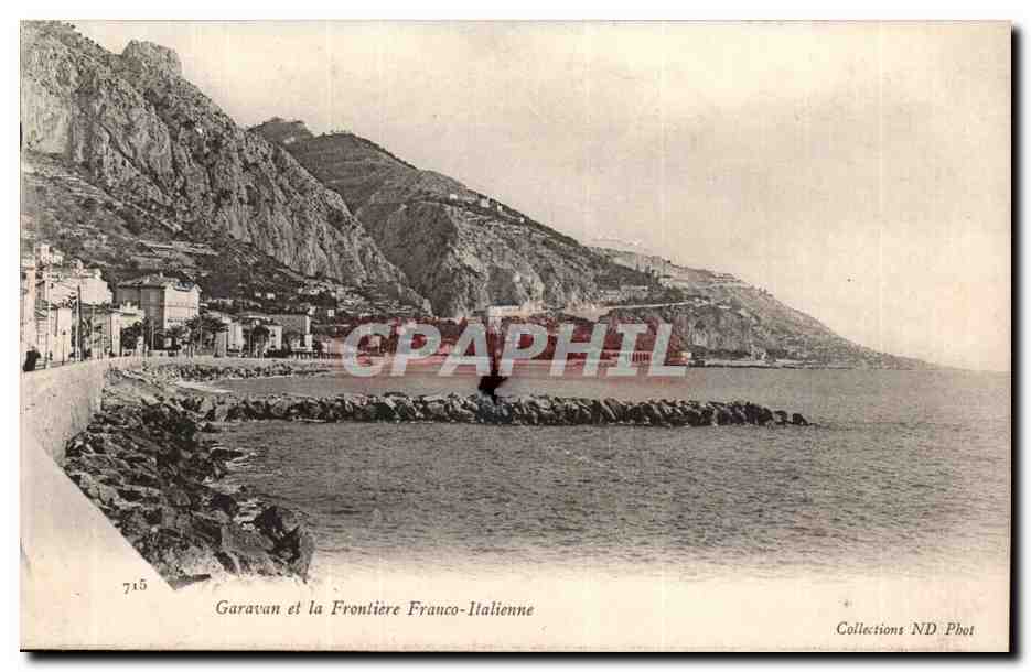 Garavan et la Frontière Franco-Italienne — Collections ND Phot, n° 715