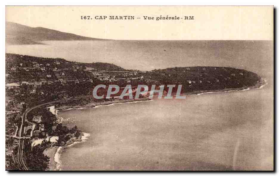 Cap Martin - Vue General - CPA 