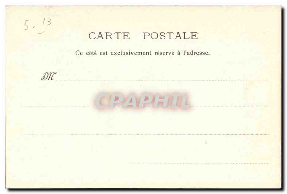 Golfe -Juan - Villa Mauresque - Allee des Cocotiers - CPA  — Rückseite