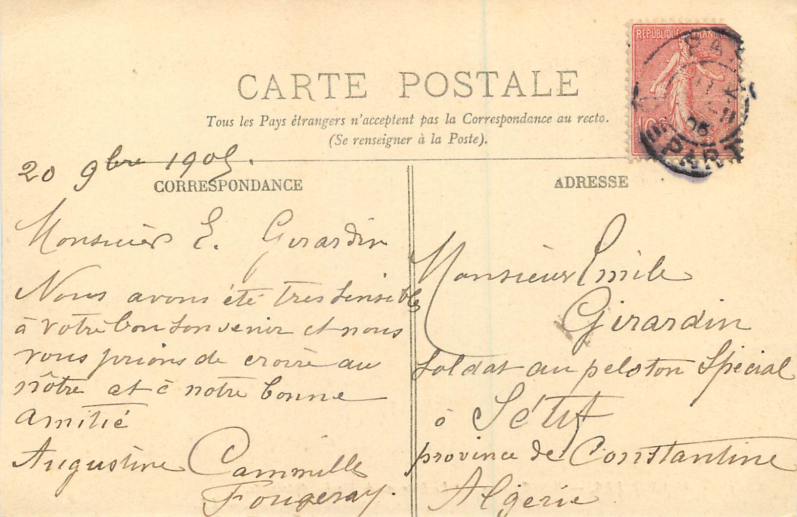 CPA Versailles Petit Trianon Le Hemeau de Marie Autoinette La Maison du Seigneur — Verso