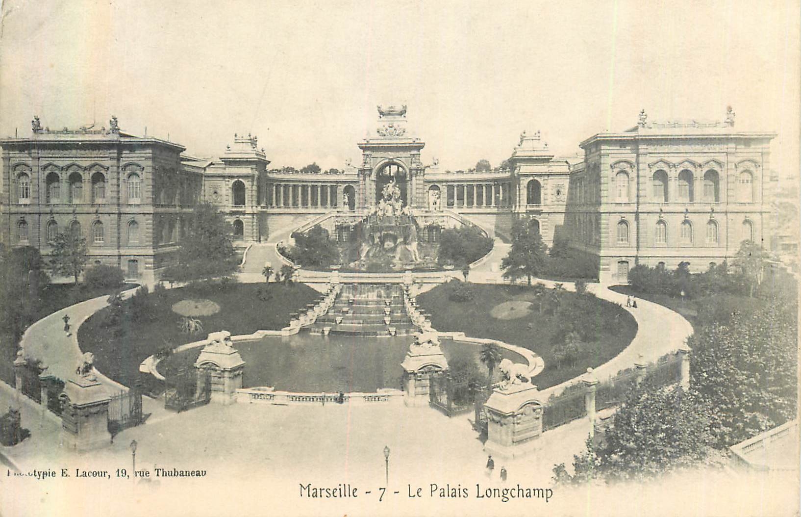 CPA Marseille Le Palais Longchamp