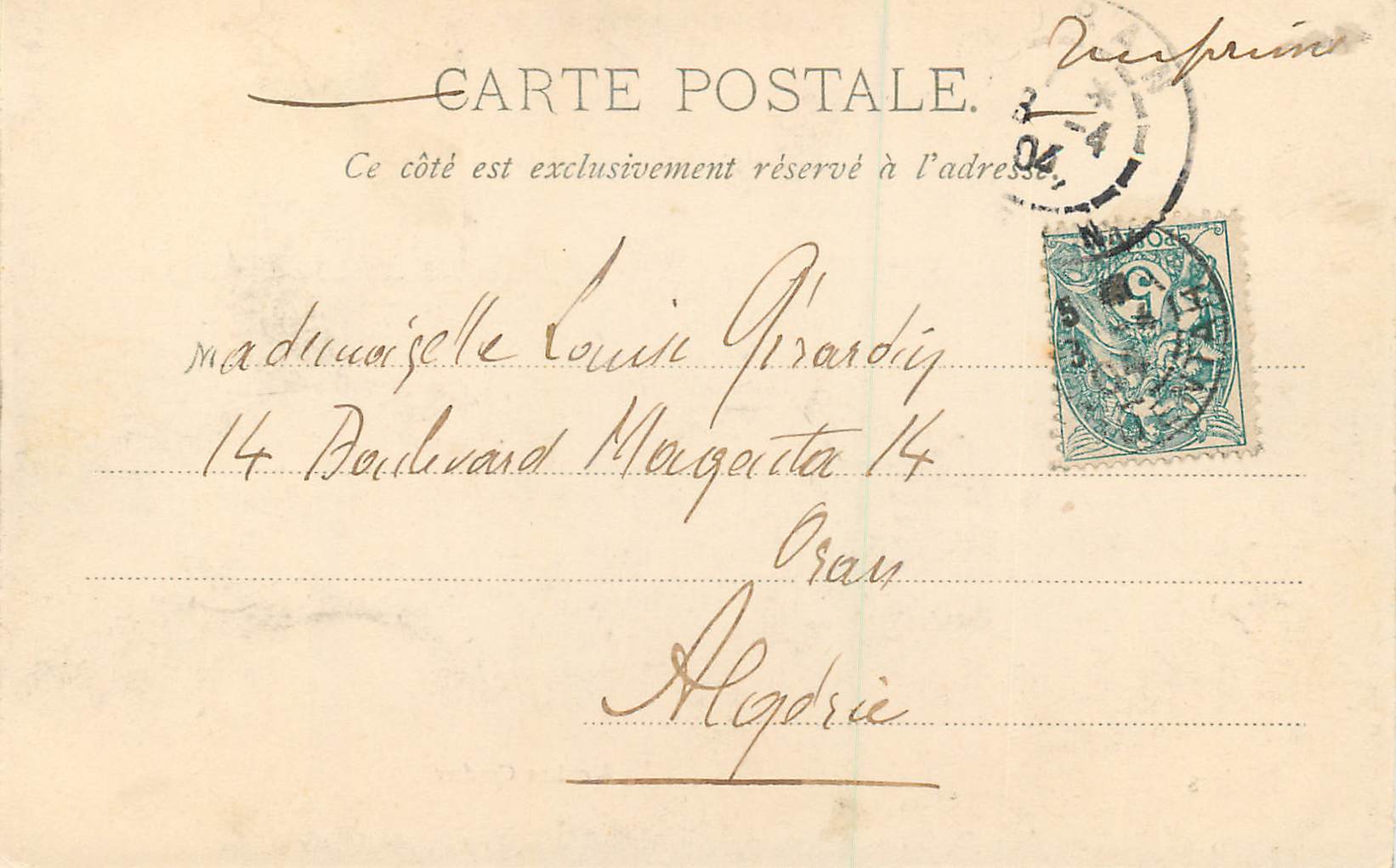 Béziers — Vue des Moulins Cordier et du château — Édition E.D.B. — Rückseite