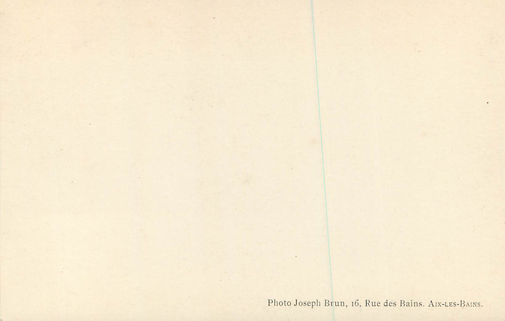 CPM Aix les Bains — Verso