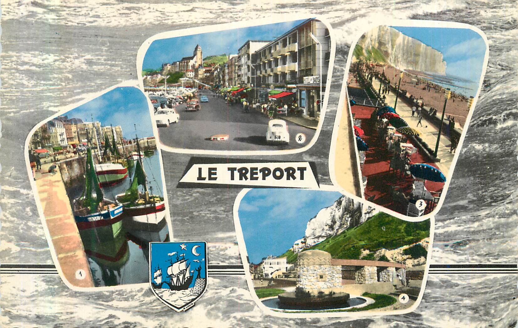 CPM Le Treport (Seine Maritime) Bateaux Les quais et les bateaux de peche Quai Francois 1er