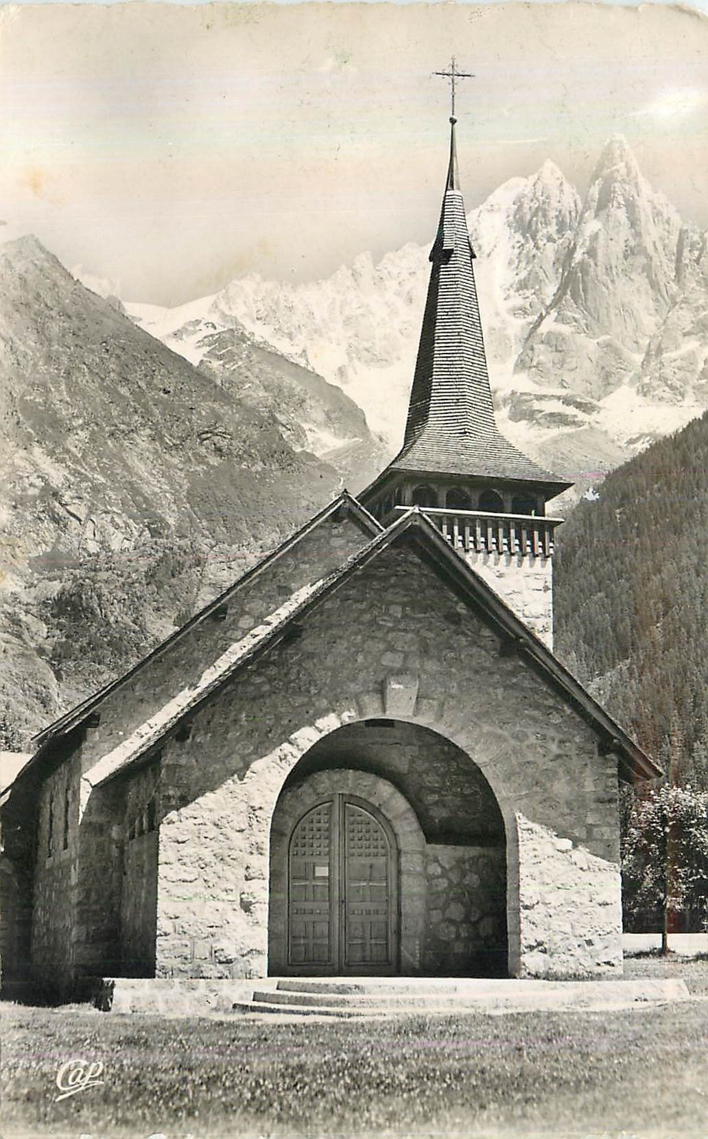CPM Chamonix Mont Blanc La Chapelle des Praz et le Dru