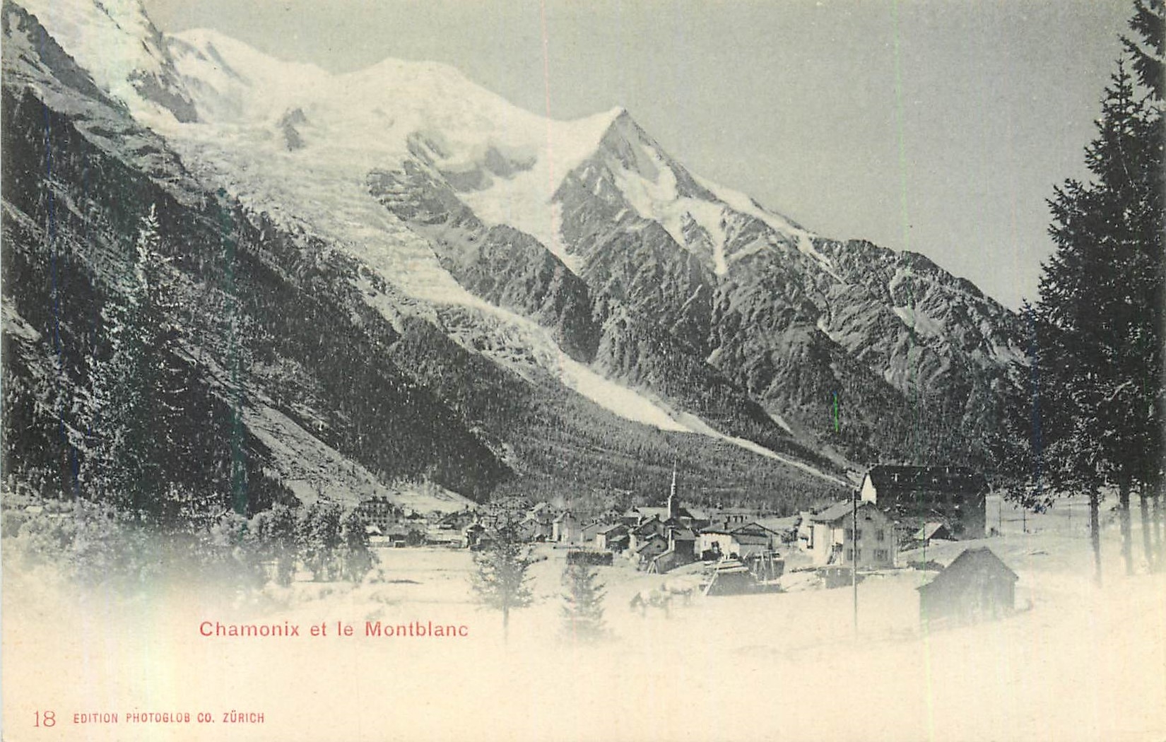 CPA Chamonix et le Mont blanc