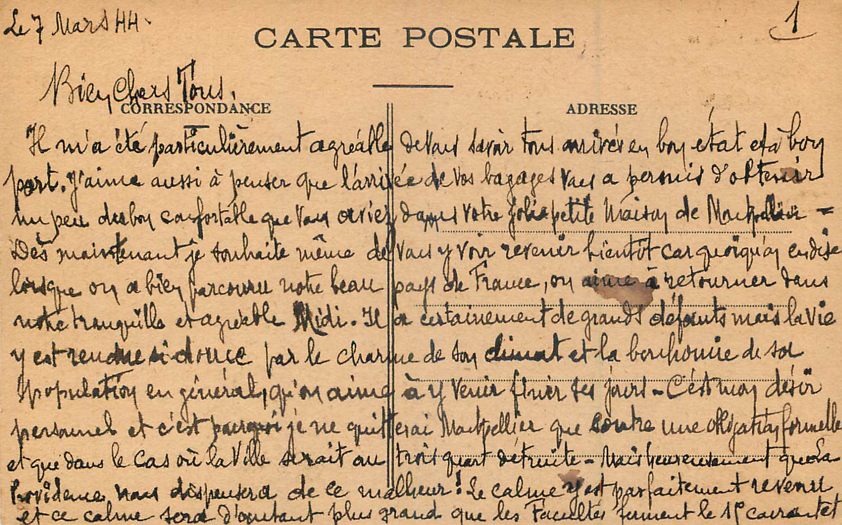 CPA La Peinture Alsema — Verso