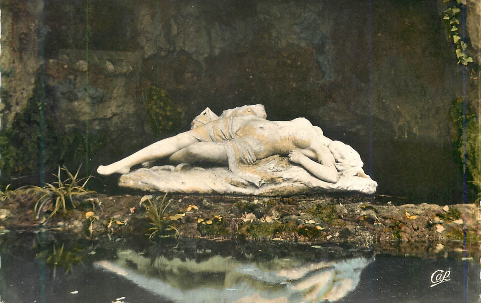 CPM Nerac La Garenne La Grotte de Fleurette