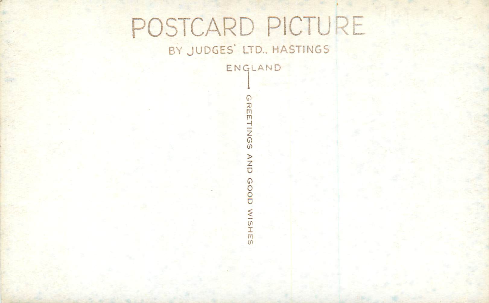 CPA Cardiff National Museum of Wales Judges — Rückseite