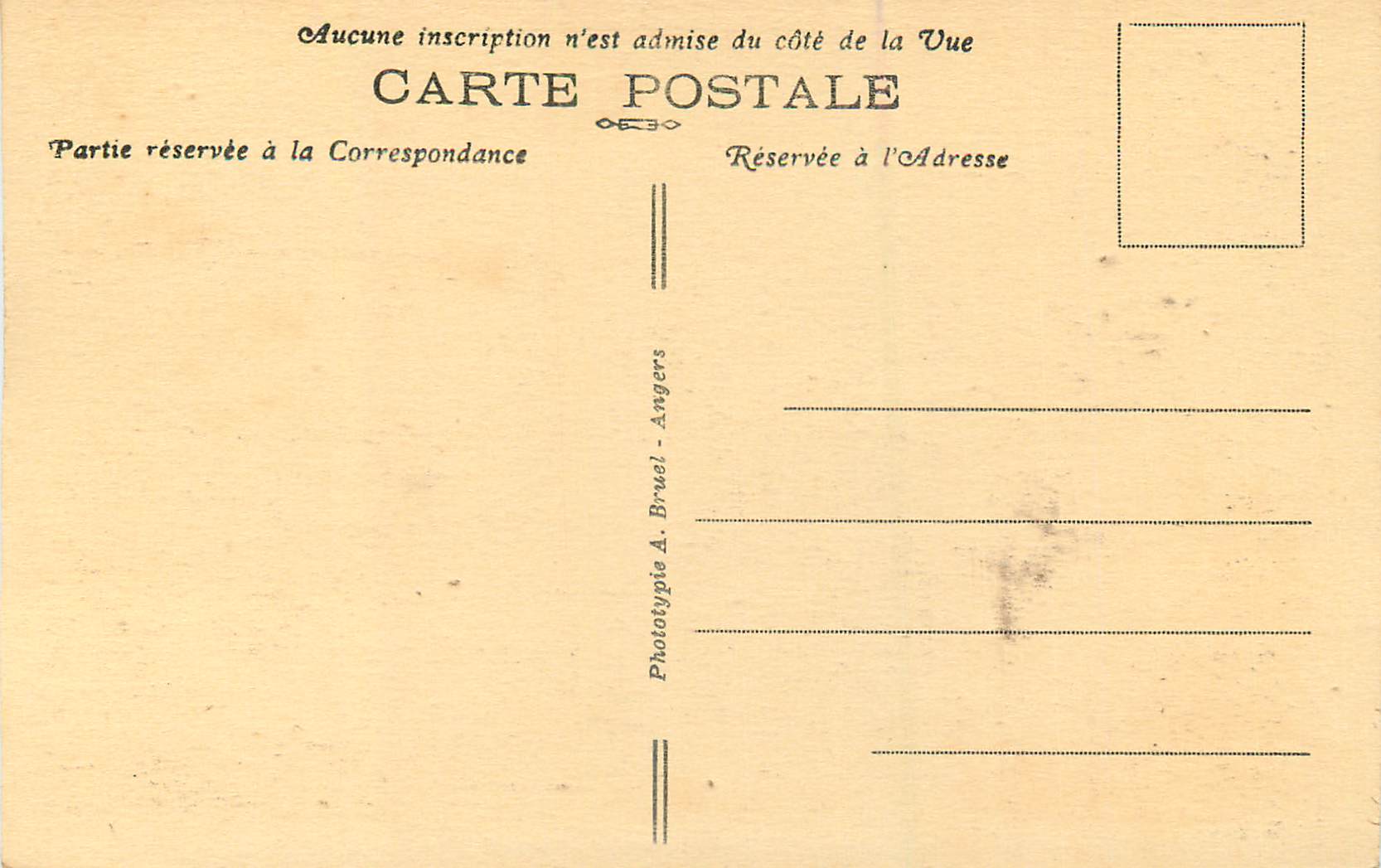 CPA Tours (I et L) Cloitre de la Psalette Galeries et Escalier (XVe et XVIe S) — Verso