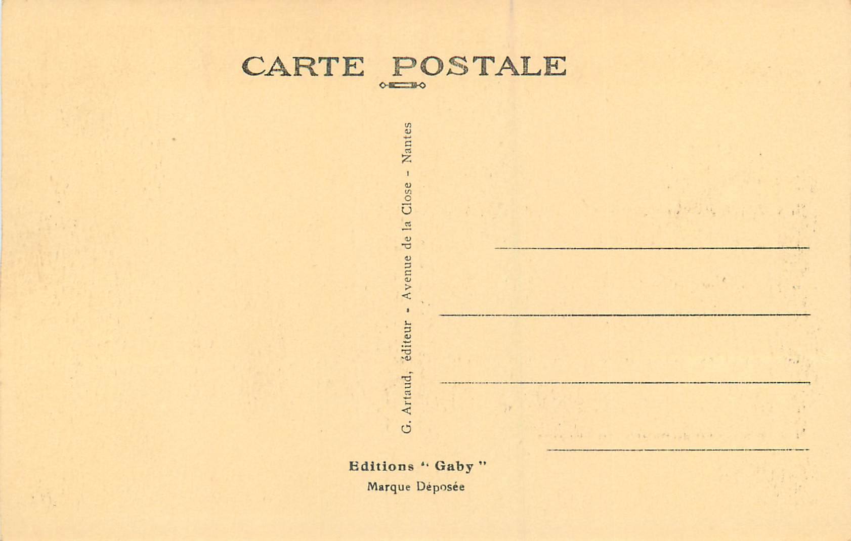 CPA Alencon L'Entree de L'Eglise Notre Dame (XVe Siecle) — Rückseite