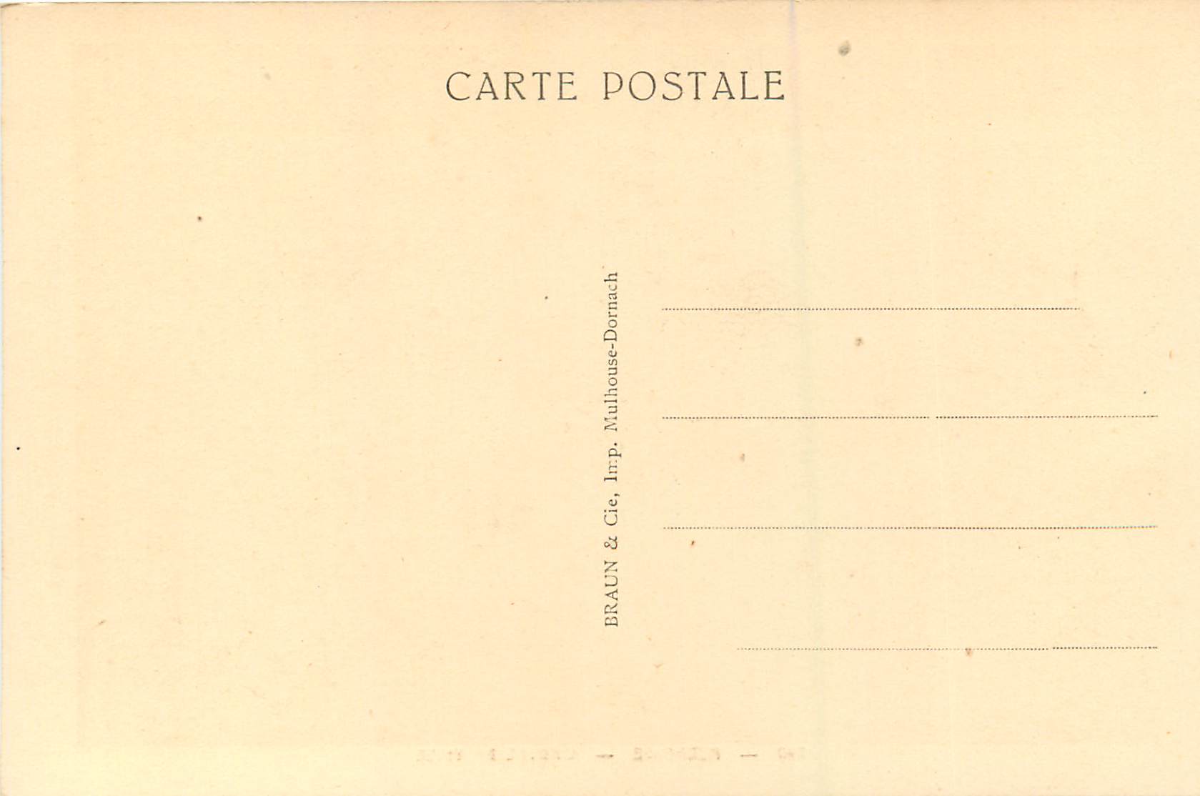 Mulhouse — L'Hôtel de Ville — série 250 — Rückseite