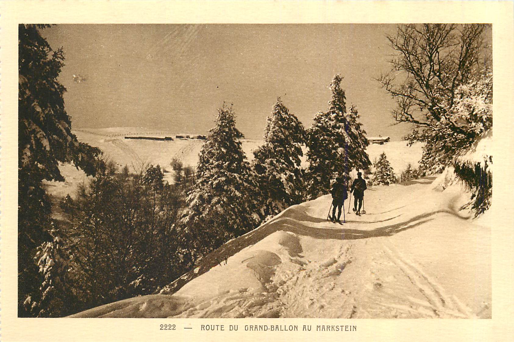 CPA Route du Grand Ballon au Markstein