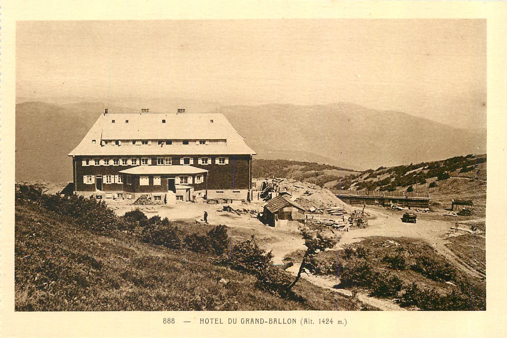 CPA Hotel du Grand Ballon (Alt 1424 m)
