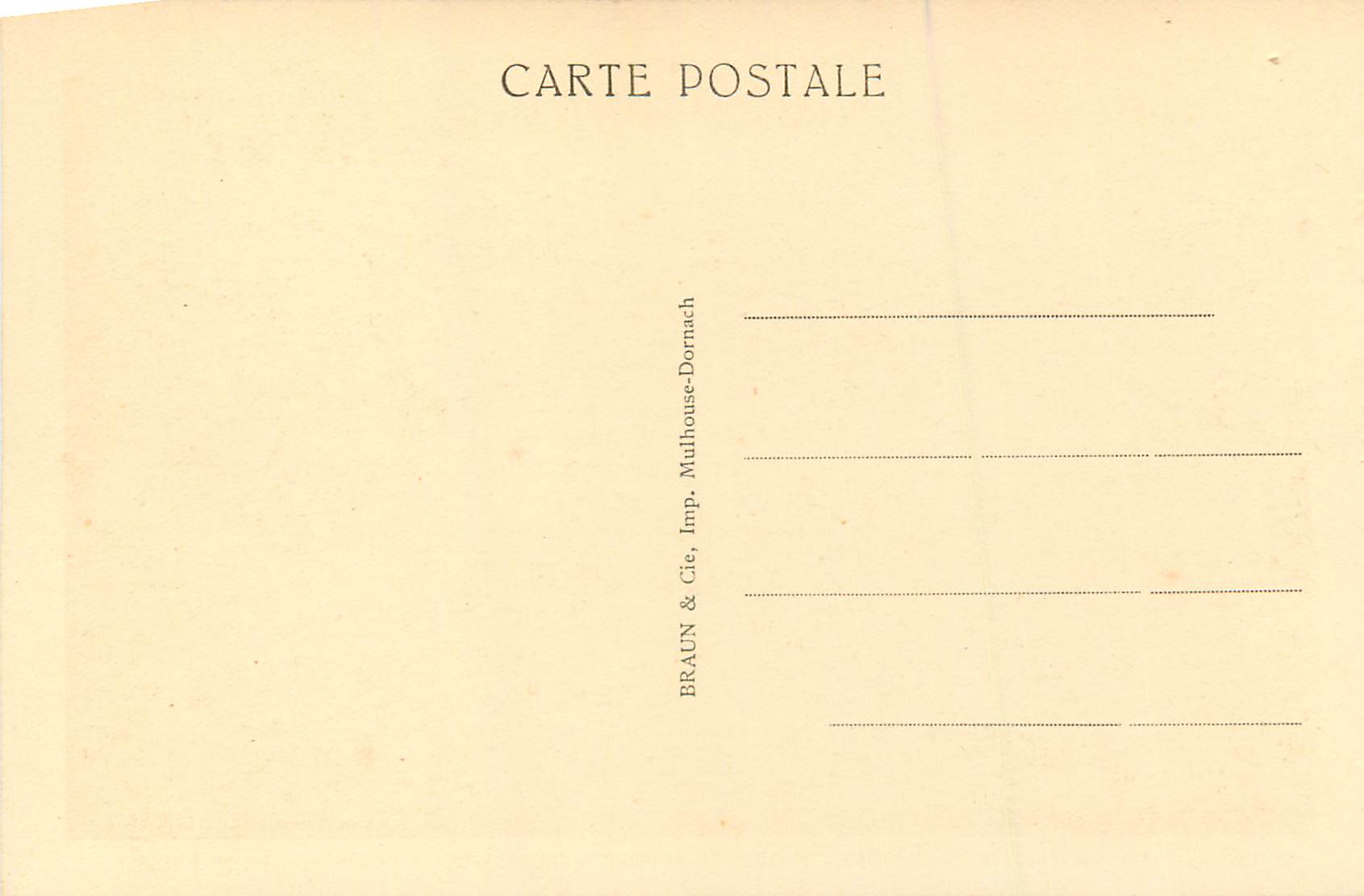 CPA Sallon d'Alsace Le Sommet et l'Hotel Stauffer — Rückseite