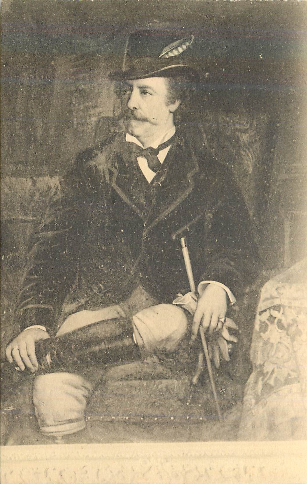CPA Chateau de Keriolet Portrait du Comte de Chauveau