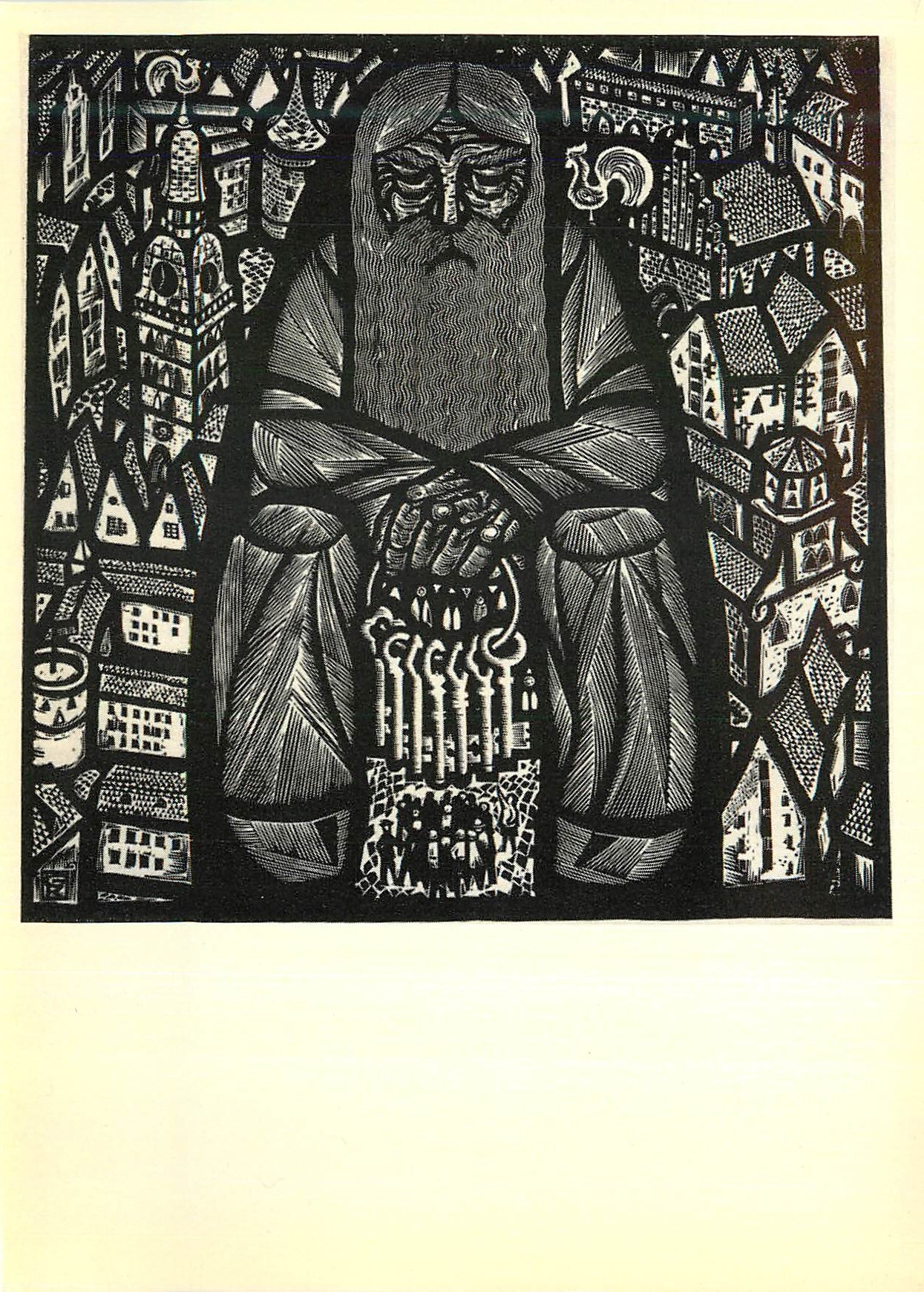 CPM Art Museum of the Latvian Soviet Socialist Republic Riga G Krollis (Born 1932) Old Riga