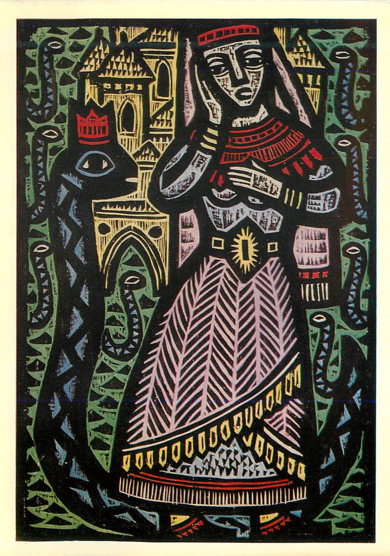 CPM Art Museum Vilnius A Makunaite (Born 1925) Grass Snake's Bride